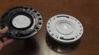 Video thumnail of LSP Polymer Pop Up Closet Flange w/ test cap product overview