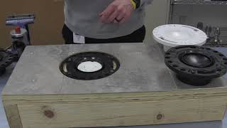 Video thumbnail of Pop Up closet flange test cap removal