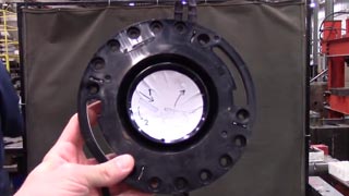 Video thumbnail of LSP Pop Up v Oatey closet flange strength test