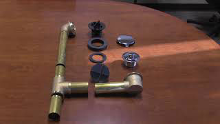 Video thumbnail of Rapid Fit Brass Tubular 1 1/2" W&O solder connection kit