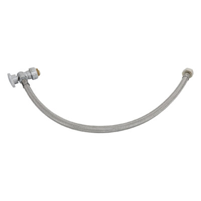 Push-On Angle Stop Valve with Integrated Supply Lines
